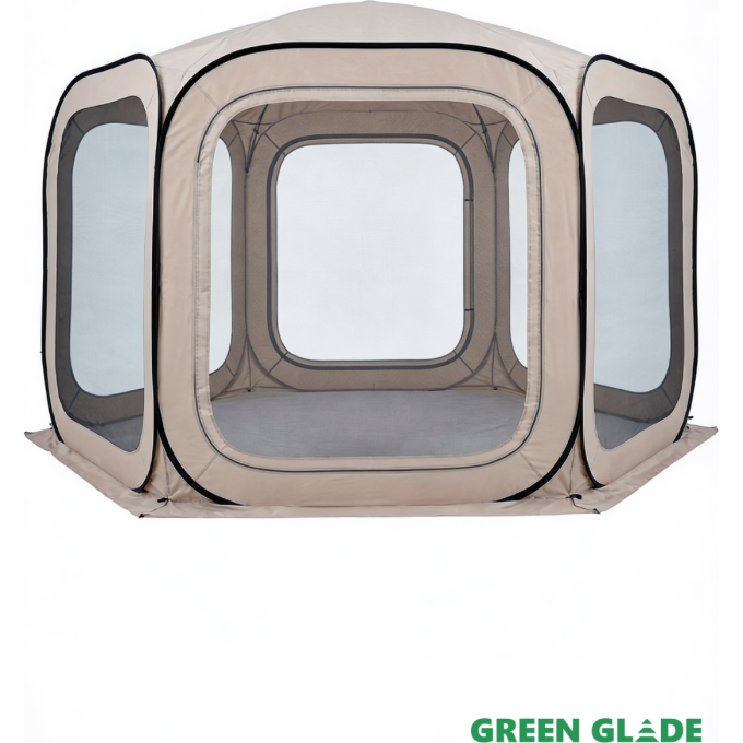 Тент садовый GREEN GLADE 72602 3,65х3,65х3,65х2,29 м полиэстер